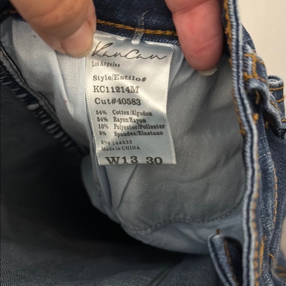 KanCan Blue Skinny Jeans with Rich Indigo Hue - Picture 5 of 5